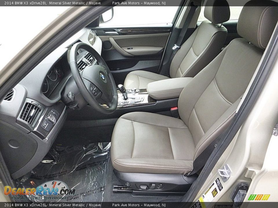 2014 BMW X3 xDrive28i Mineral Silver Metallic / Mojave Photo #12