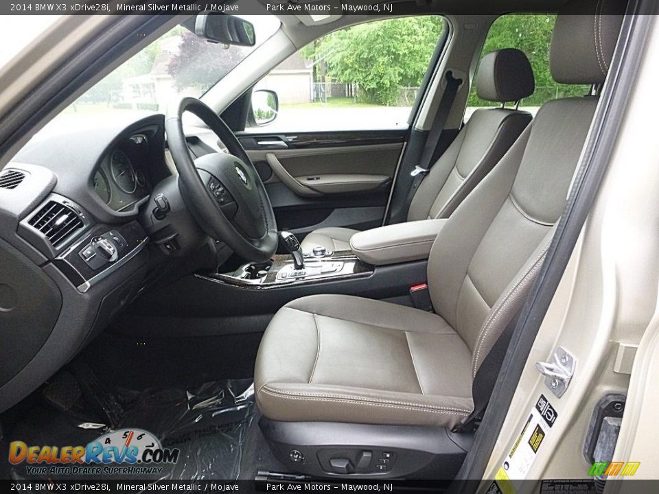 2014 BMW X3 xDrive28i Mineral Silver Metallic / Mojave Photo #13