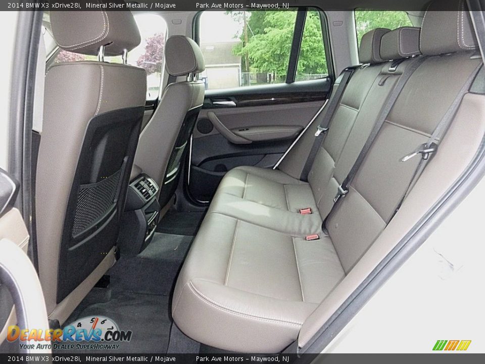 2014 BMW X3 xDrive28i Mineral Silver Metallic / Mojave Photo #17