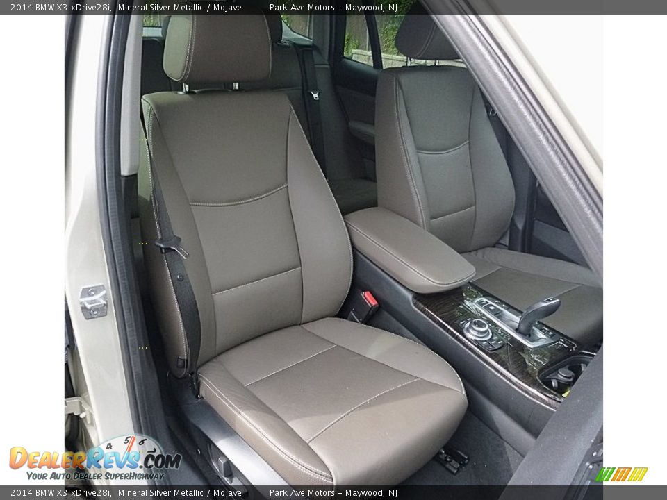 2014 BMW X3 xDrive28i Mineral Silver Metallic / Mojave Photo #19