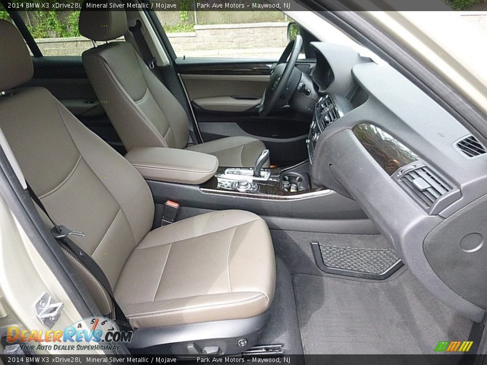 2014 BMW X3 xDrive28i Mineral Silver Metallic / Mojave Photo #20