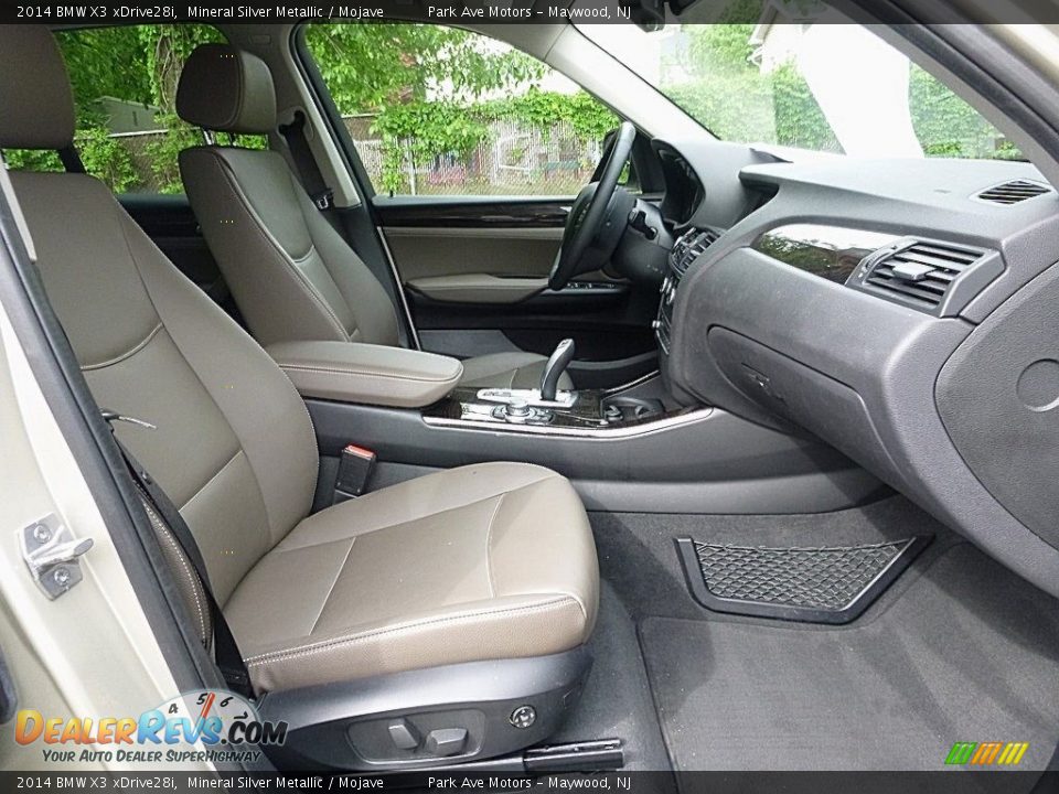 2014 BMW X3 xDrive28i Mineral Silver Metallic / Mojave Photo #21