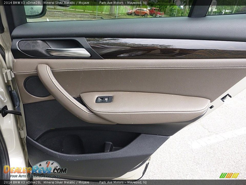 2014 BMW X3 xDrive28i Mineral Silver Metallic / Mojave Photo #22