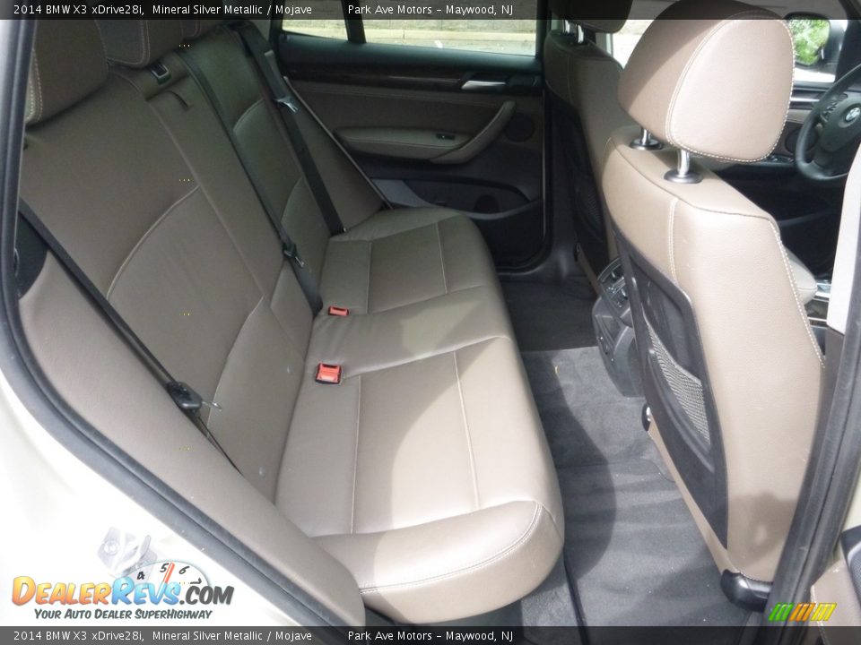 2014 BMW X3 xDrive28i Mineral Silver Metallic / Mojave Photo #24