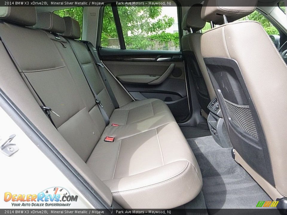2014 BMW X3 xDrive28i Mineral Silver Metallic / Mojave Photo #25