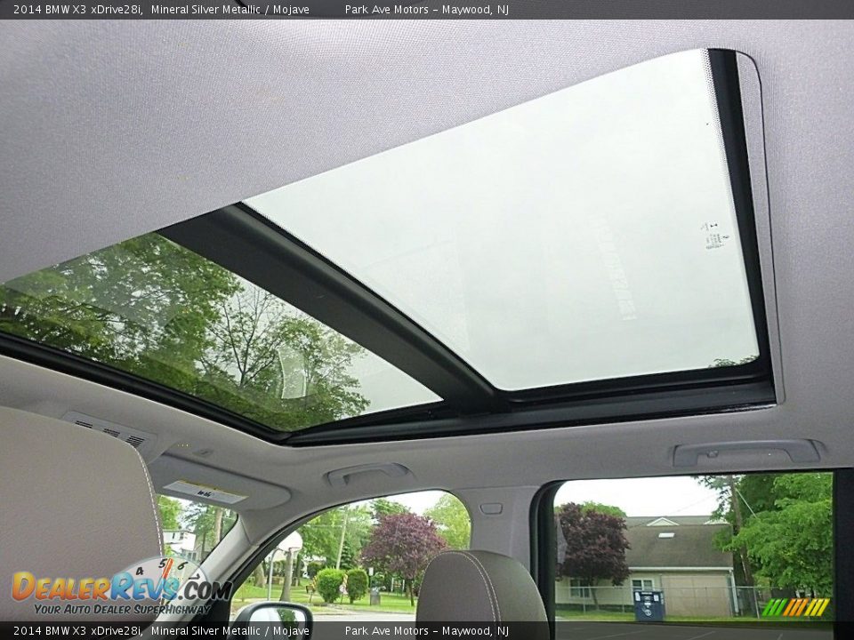 2014 BMW X3 xDrive28i Mineral Silver Metallic / Mojave Photo #26