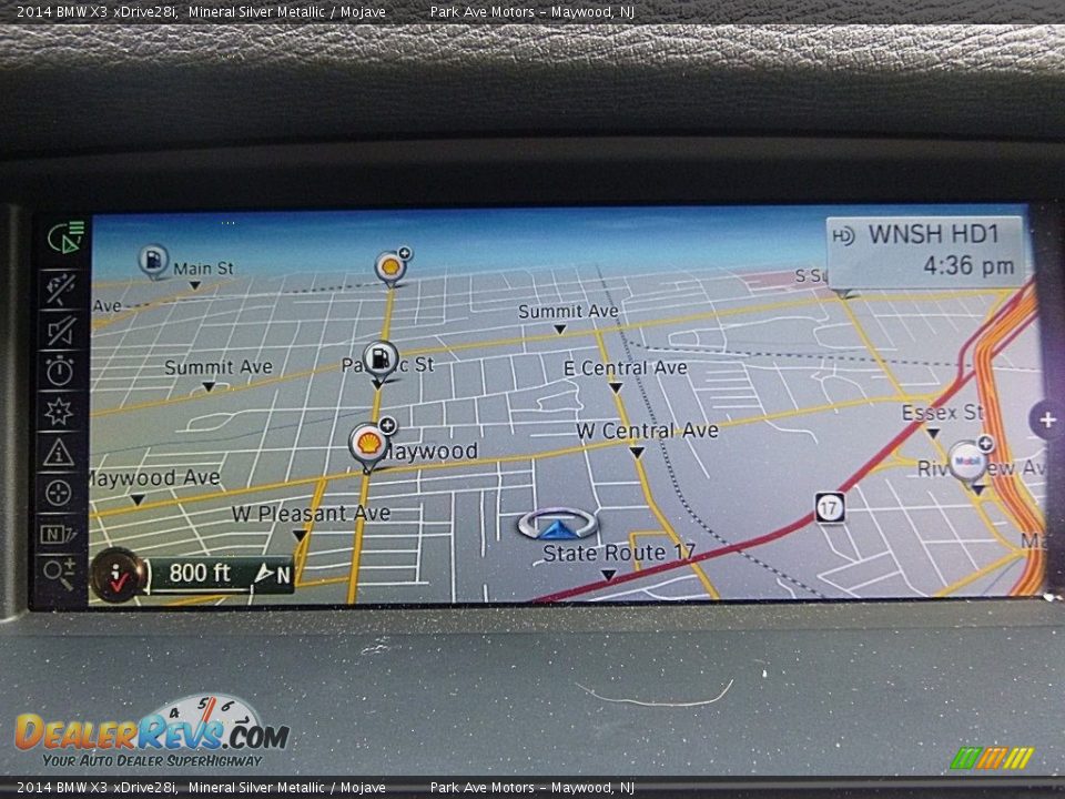 2014 BMW X3 xDrive28i Mineral Silver Metallic / Mojave Photo #32