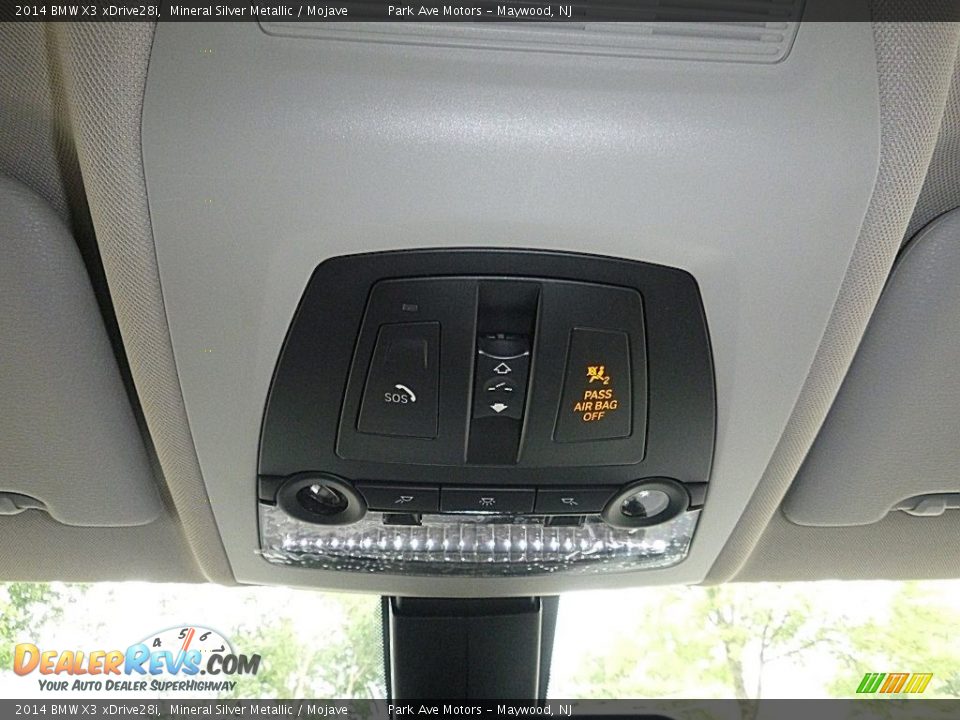 2014 BMW X3 xDrive28i Mineral Silver Metallic / Mojave Photo #36