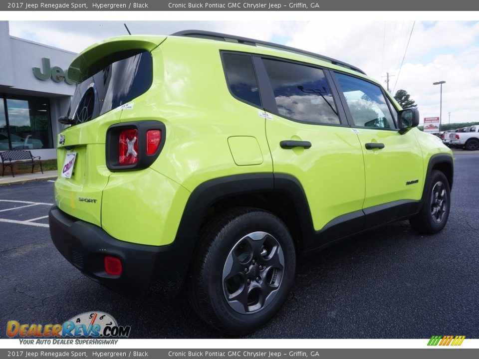 2017 Jeep Renegade Sport Hypergreen / Black Photo #7