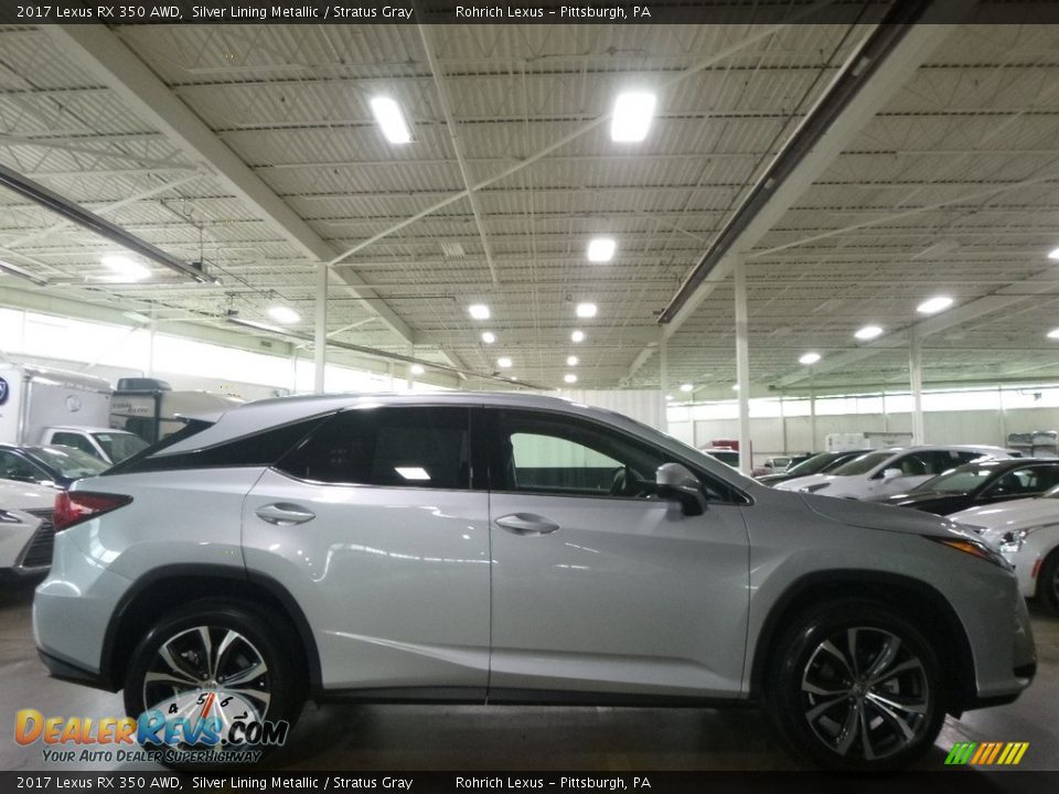 2017 Lexus RX 350 AWD Silver Lining Metallic / Stratus Gray Photo #2