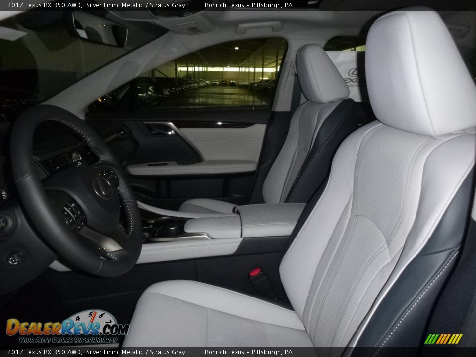 2017 Lexus RX 350 AWD Silver Lining Metallic / Stratus Gray Photo #6