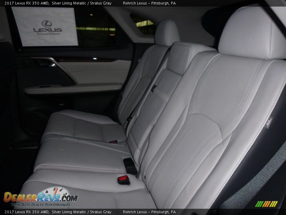2017 Lexus RX 350 AWD Silver Lining Metallic / Stratus Gray Photo #7