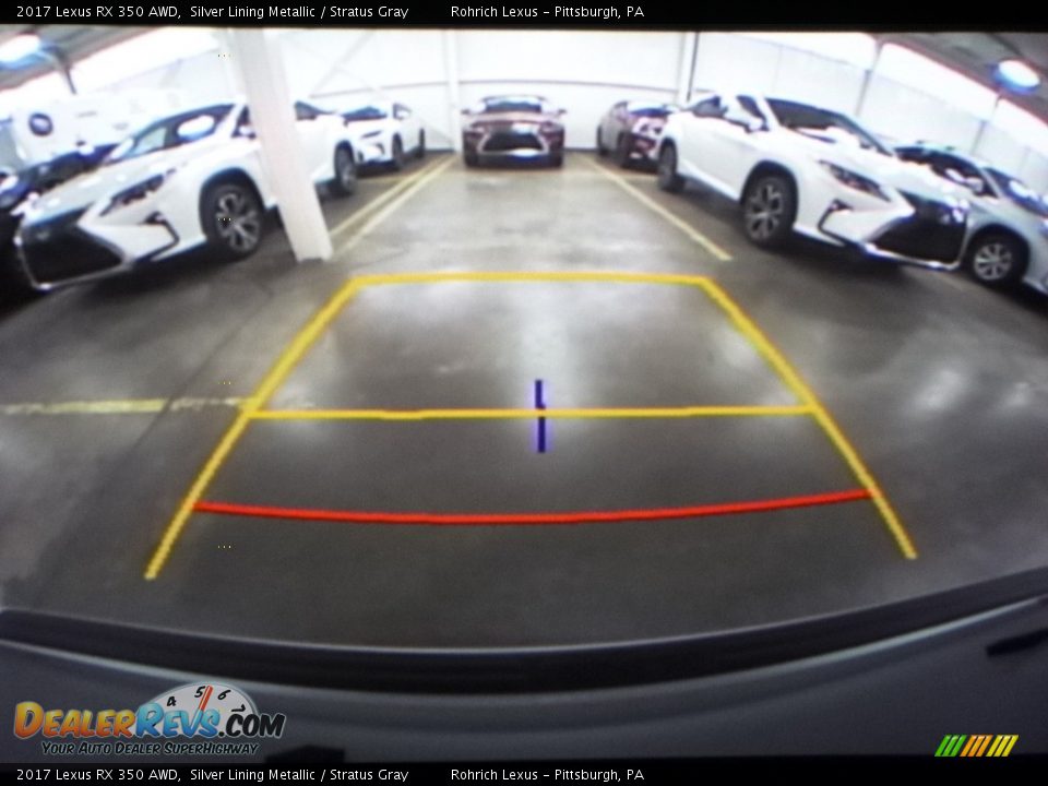 2017 Lexus RX 350 AWD Silver Lining Metallic / Stratus Gray Photo #12