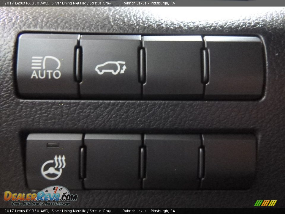 2017 Lexus RX 350 AWD Silver Lining Metallic / Stratus Gray Photo #14