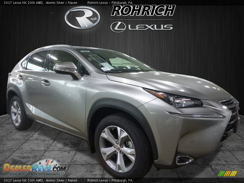 2017 Lexus NX 200t AWD Atomic Silver / Flaxen Photo #1
