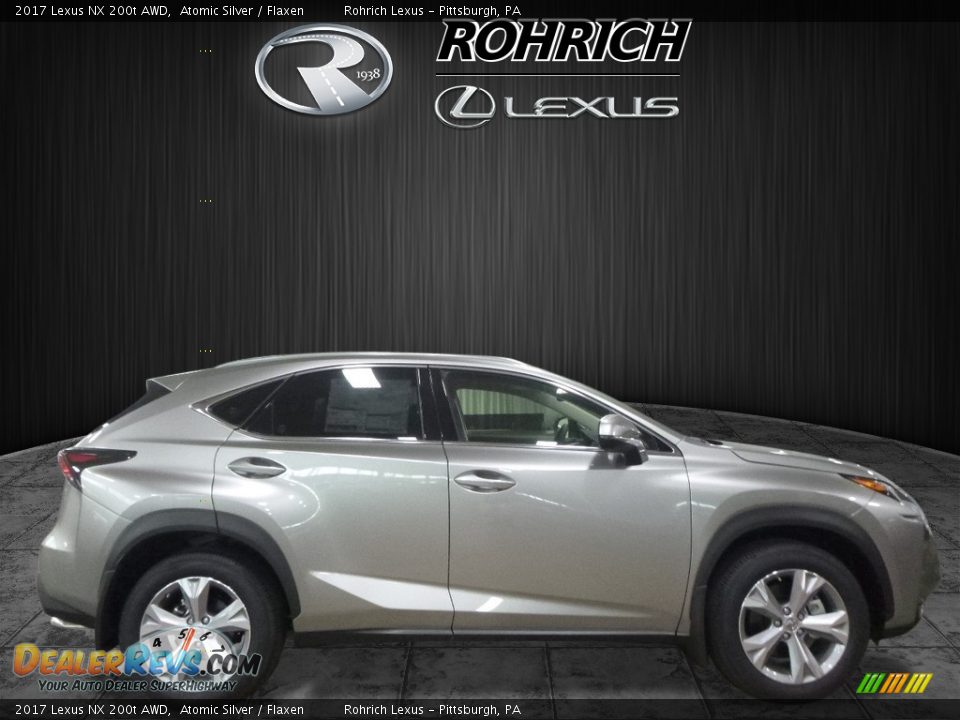 2017 Lexus NX 200t AWD Atomic Silver / Flaxen Photo #2