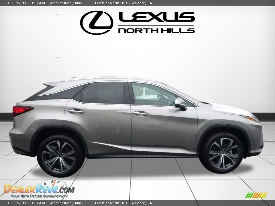 2017 Lexus RX 350 AWD Atomic Silver / Black Photo #2