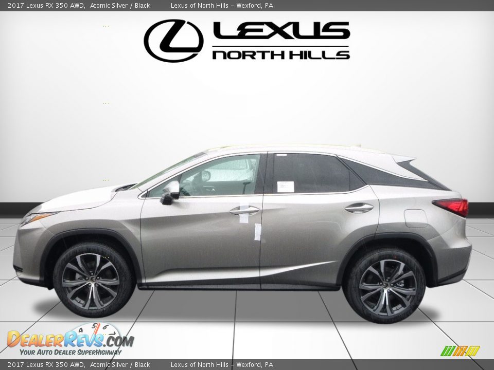 2017 Lexus RX 350 AWD Atomic Silver / Black Photo #3