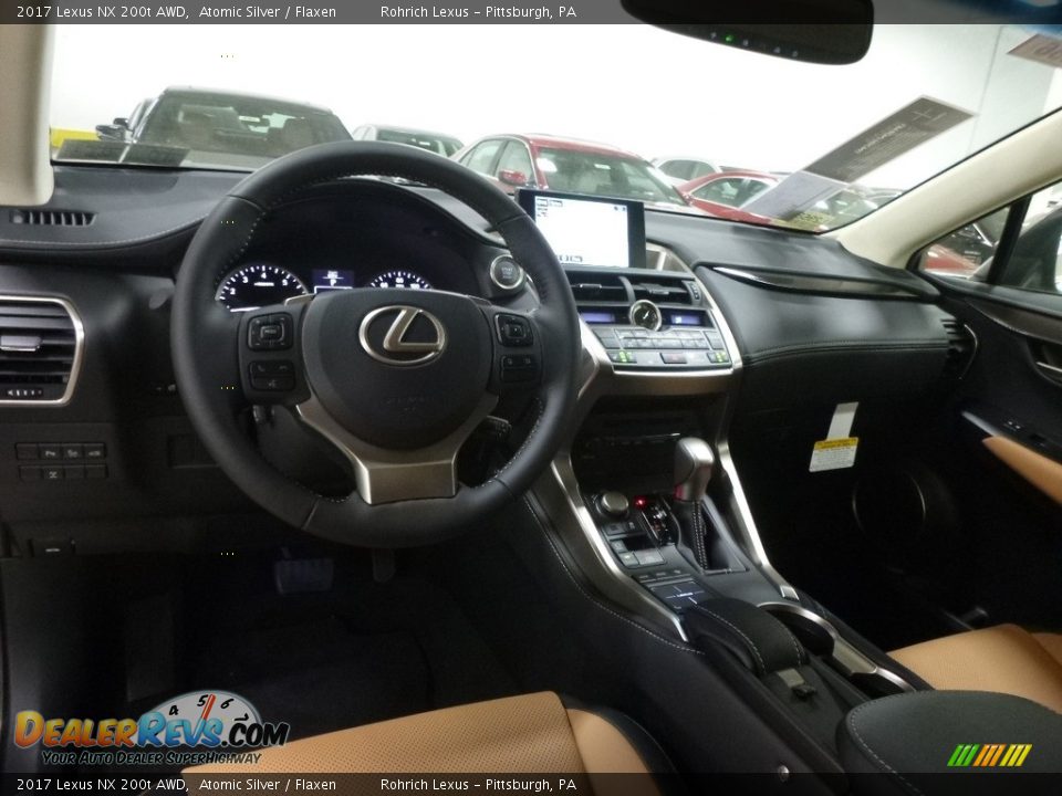 2017 Lexus NX 200t AWD Atomic Silver / Flaxen Photo #8