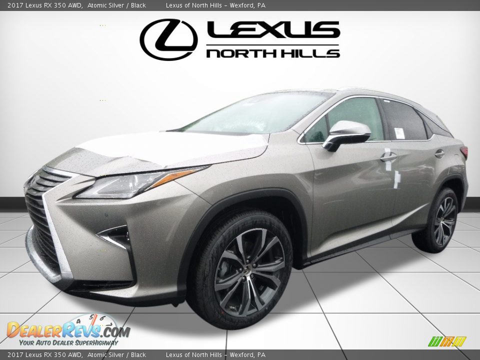 2017 Lexus RX 350 AWD Atomic Silver / Black Photo #4