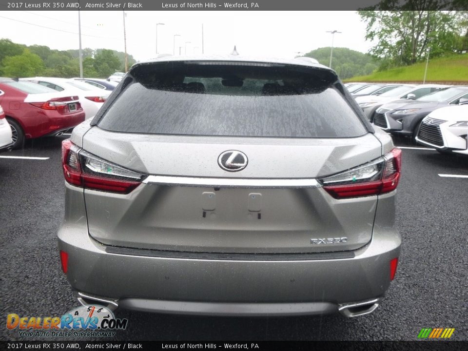 2017 Lexus RX 350 AWD Atomic Silver / Black Photo #6