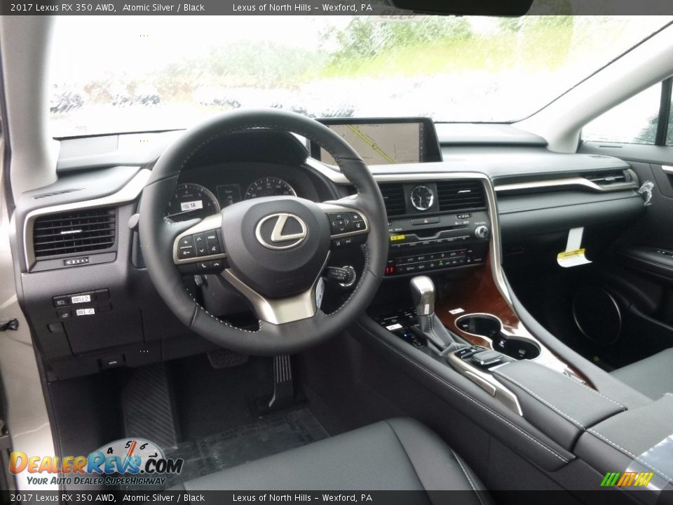2017 Lexus RX 350 AWD Atomic Silver / Black Photo #9