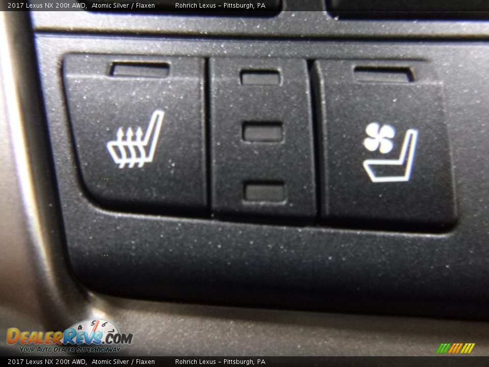 2017 Lexus NX 200t AWD Atomic Silver / Flaxen Photo #14
