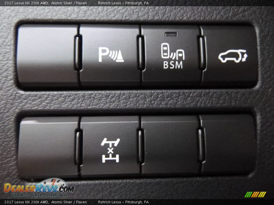 2017 Lexus NX 200t AWD Atomic Silver / Flaxen Photo #15