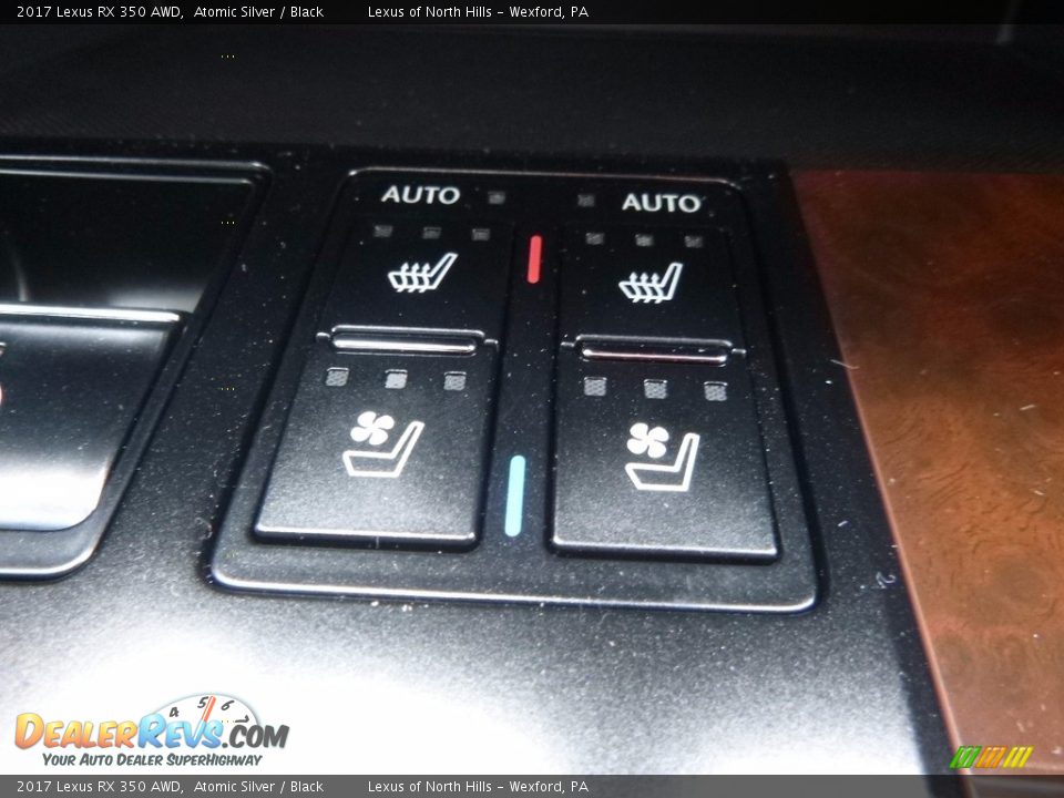 2017 Lexus RX 350 AWD Atomic Silver / Black Photo #14