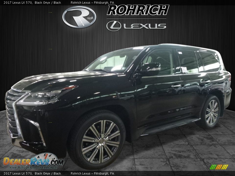 2017 Lexus LX 570 Black Onyx / Black Photo #4