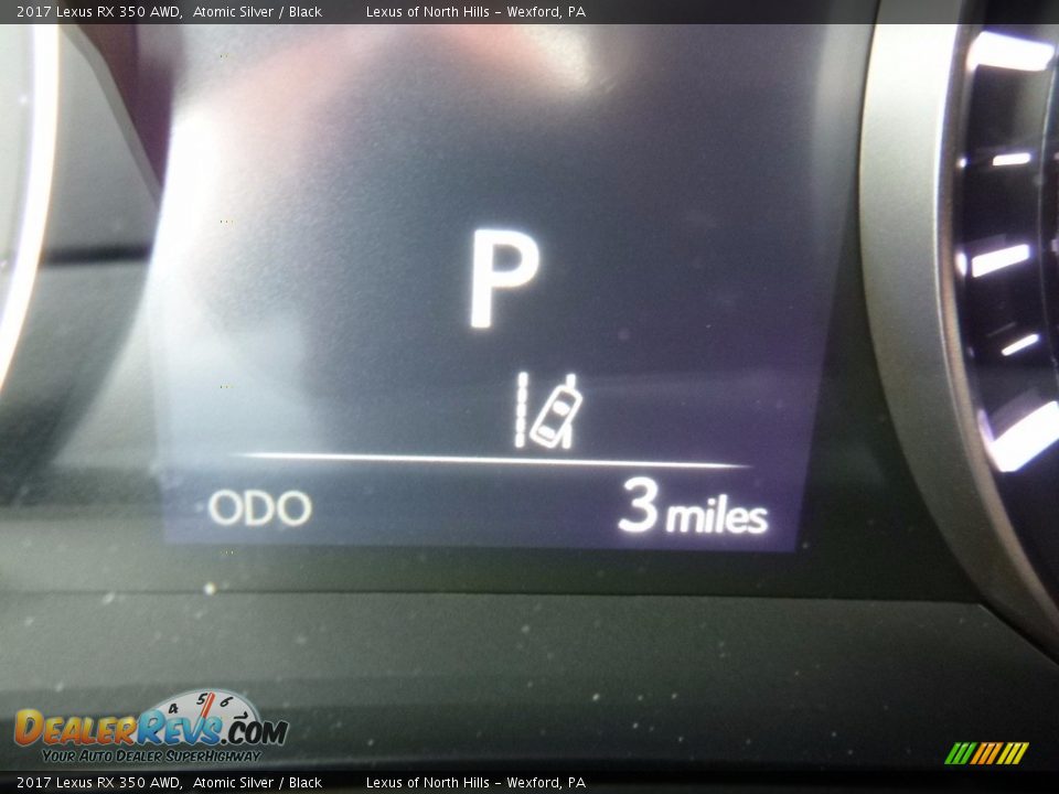 2017 Lexus RX 350 AWD Atomic Silver / Black Photo #15