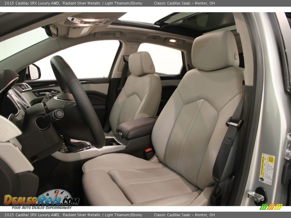 Light Titanium/Ebony Interior - 2015 Cadillac SRX Luxury AWD Photo #5