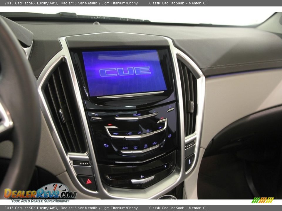 2015 Cadillac SRX Luxury AWD Radiant Silver Metallic / Light Titanium/Ebony Photo #8