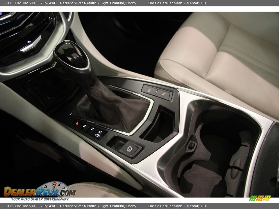 2015 Cadillac SRX Luxury AWD Radiant Silver Metallic / Light Titanium/Ebony Photo #12