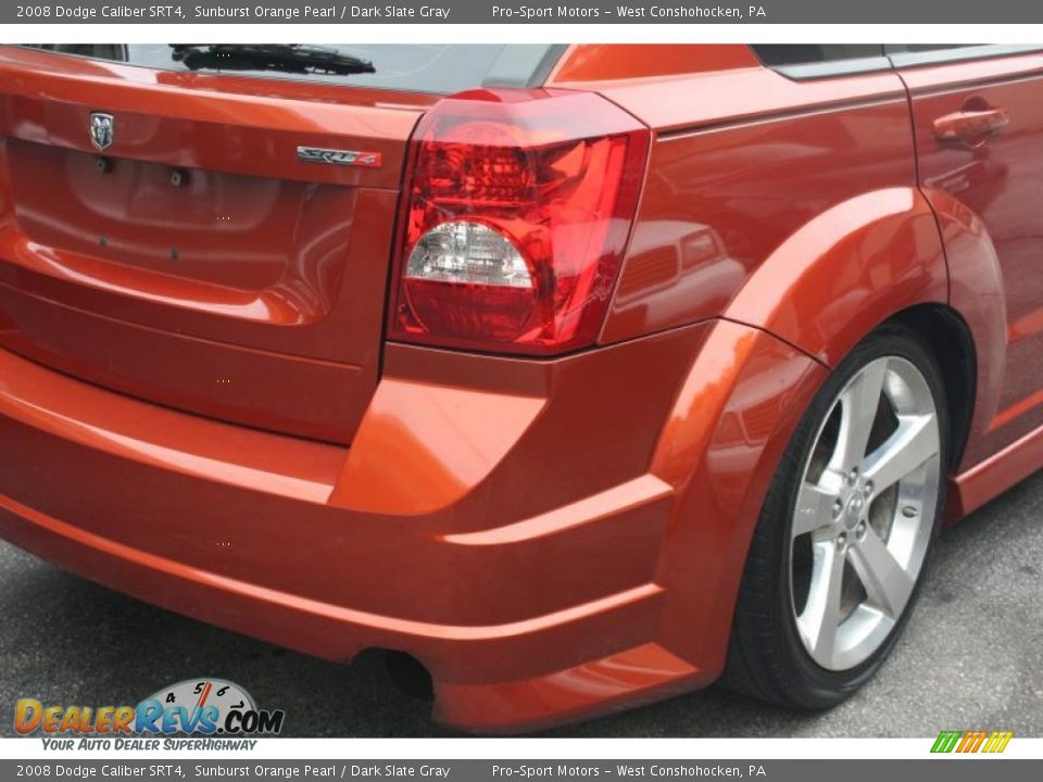 2008 Dodge Caliber SRT4 Sunburst Orange Pearl / Dark Slate Gray Photo #12