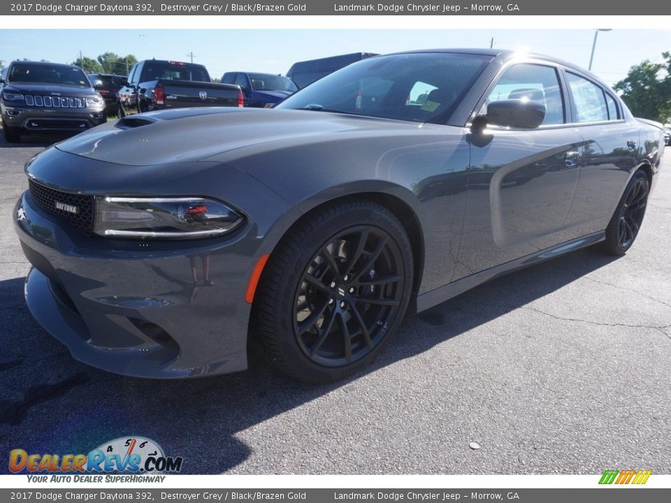 2017 Dodge Charger Daytona 392 Destroyer Grey / Black/Brazen Gold Photo #1