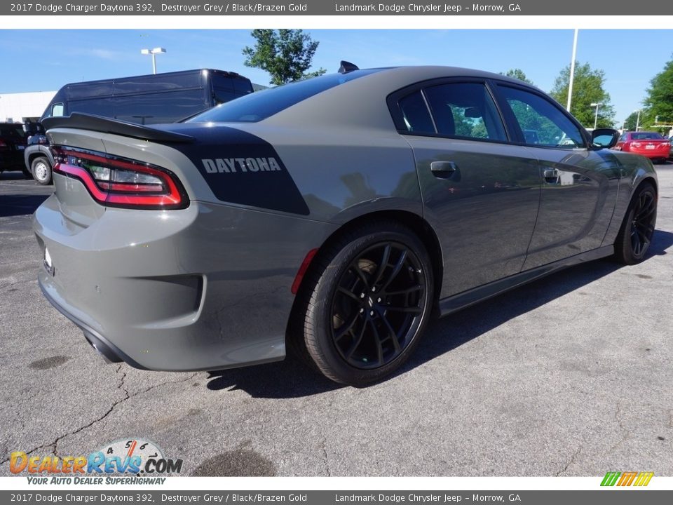 2017 Dodge Charger Daytona 392 Destroyer Grey / Black/Brazen Gold Photo #3