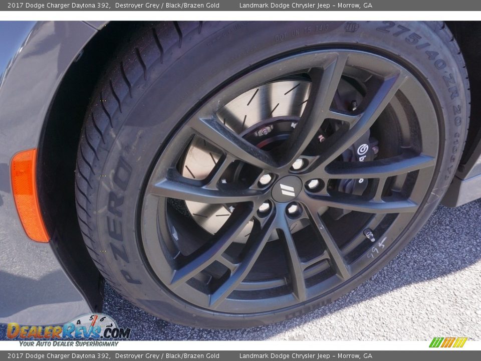 2017 Dodge Charger Daytona 392 Destroyer Grey / Black/Brazen Gold Photo #5