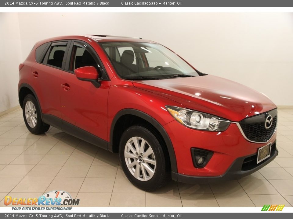 2014 Mazda CX-5 Touring AWD Soul Red Metallic / Black Photo #1