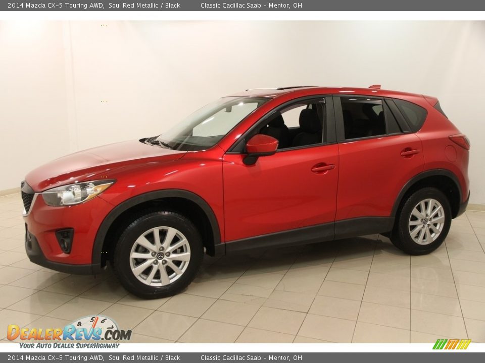 2014 Mazda CX-5 Touring AWD Soul Red Metallic / Black Photo #3