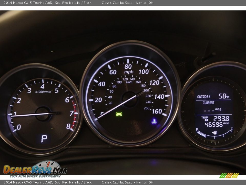 2014 Mazda CX-5 Touring AWD Soul Red Metallic / Black Photo #8