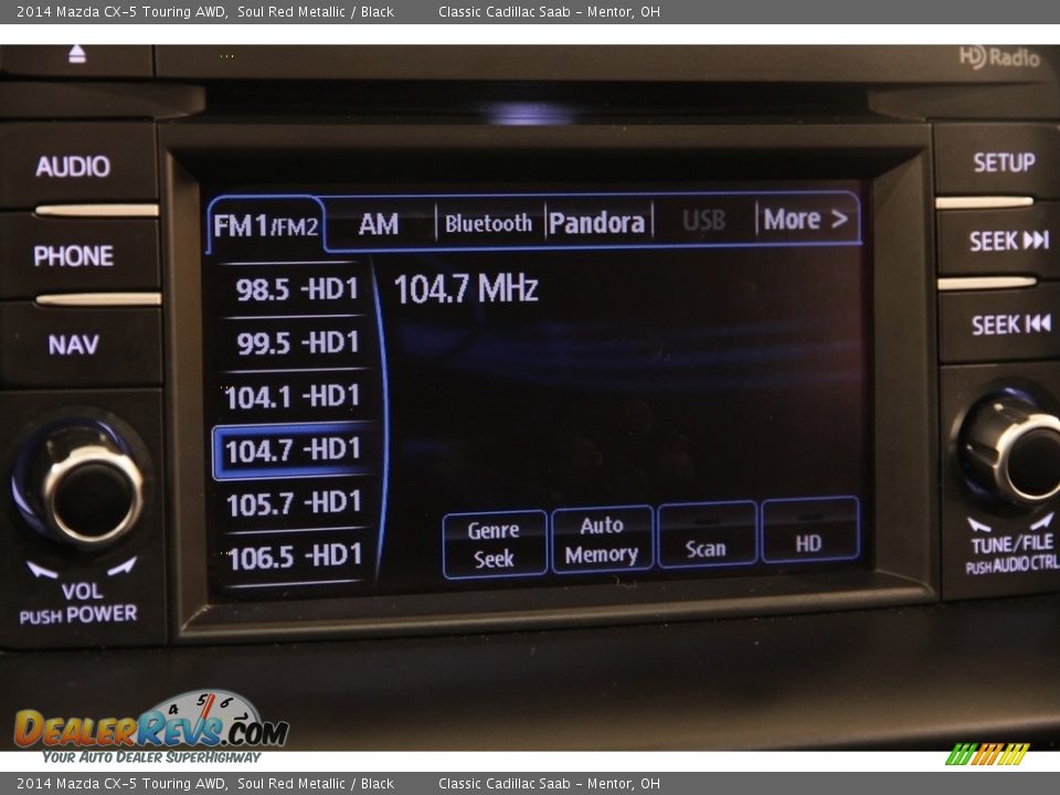 2014 Mazda CX-5 Touring AWD Soul Red Metallic / Black Photo #10