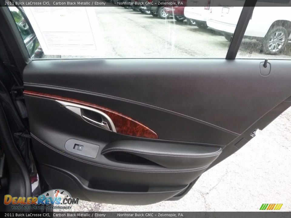 2011 Buick LaCrosse CXS Carbon Black Metallic / Ebony Photo #7