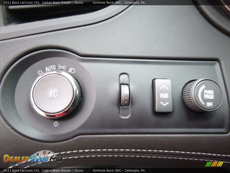 2011 Buick LaCrosse CXS Carbon Black Metallic / Ebony Photo #21