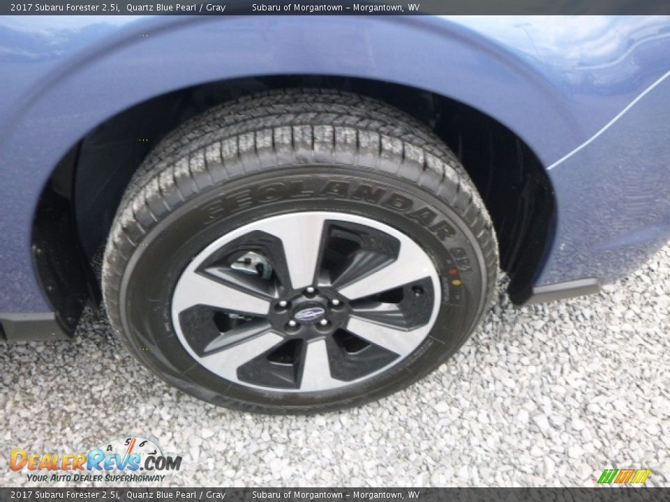 2017 Subaru Forester 2.5i Quartz Blue Pearl / Gray Photo #2