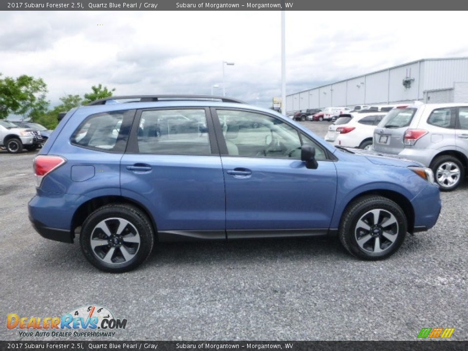 2017 Subaru Forester 2.5i Quartz Blue Pearl / Gray Photo #3