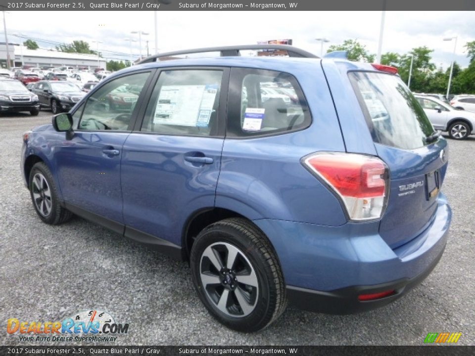 2017 Subaru Forester 2.5i Quartz Blue Pearl / Gray Photo #6