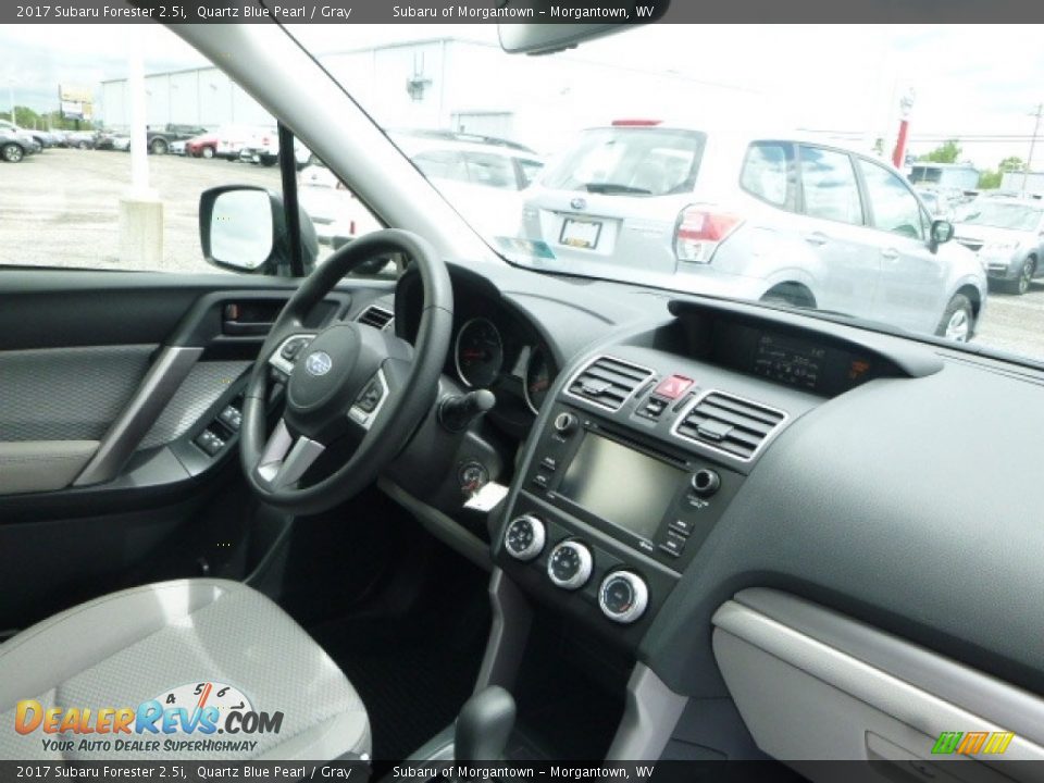 2017 Subaru Forester 2.5i Quartz Blue Pearl / Gray Photo #12