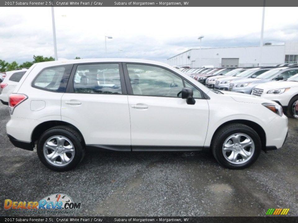 2017 Subaru Forester 2.5i Crystal White Pearl / Gray Photo #3