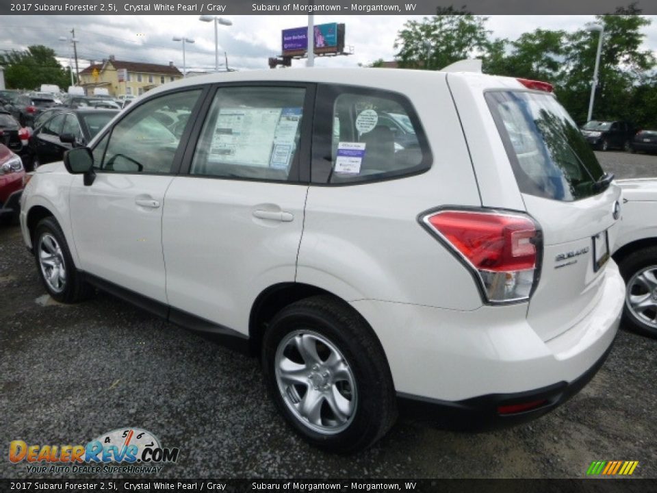 2017 Subaru Forester 2.5i Crystal White Pearl / Gray Photo #9